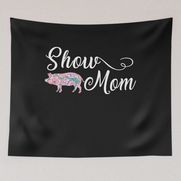 Item preview, Show pig mom art super cute pig t-shirt for men and women. Awesome gift for Christmas and Pig lovers designed and sold by Titmit.