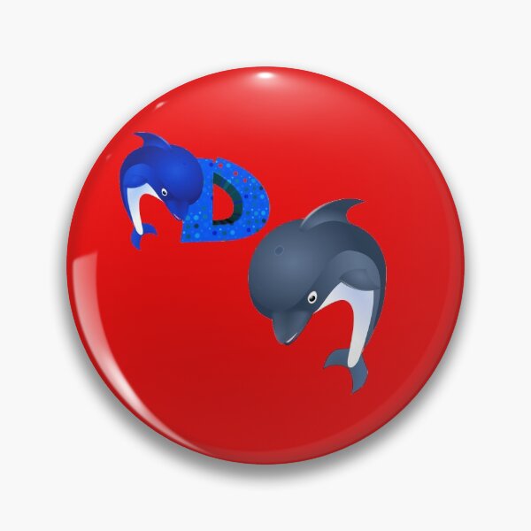 Item preview, Alphabet study for children. "D" dolphin designed and sold by mostheristore.