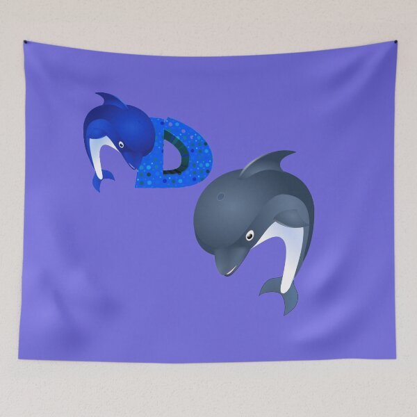 Item preview, Alphabet study for children. "D" dolphin designed and sold by mostheristore.