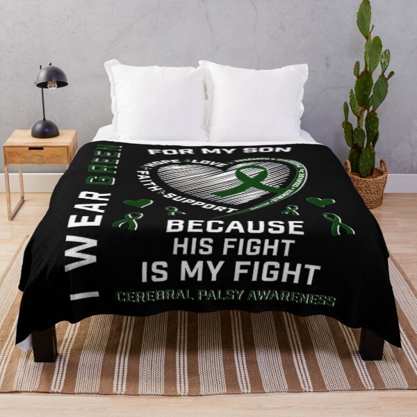 Item preview, Cp Dad I Wear Green Fighter Son Cerebral Palsy Awareness Mom designed and sold by BegayStore.