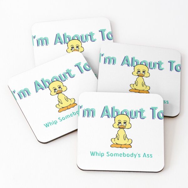 Item preview, Canard mignon sur le point de fouetter le cul de quelqu&x27;un designed and sold by saigeermia.