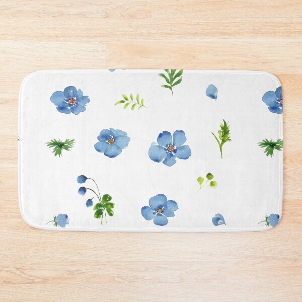 Item preview, Little Blue Flowers - Stickers designed and sold by Pavnud.