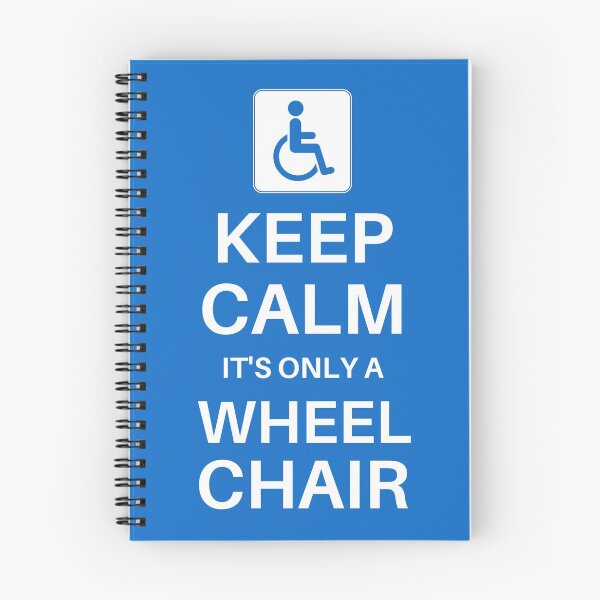 Item preview, Keep calm, it's only a wheelchair designed and sold by FatCatProds.