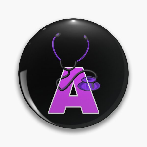 Item preview, md, doctor, letter A, alphabet designed and sold by doctors-apparel.