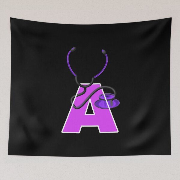 Item preview, md, doctor, letter A, alphabet designed and sold by doctors-apparel.