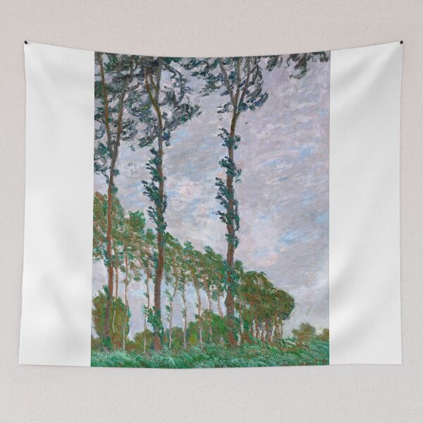 Item preview, 1891-Claude Monet-Wind Effect, Series of The Poplars-74 x 105 designed and sold by paulrommer.