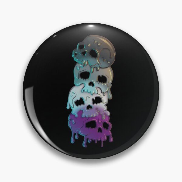 Item preview, Ace Pride Flag Goth Skulls Asexual designed and sold by Irene Koh.