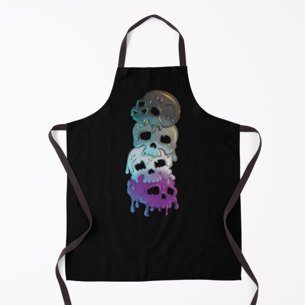 Item preview, Ace Pride Flag Goth Skulls Asexual designed and sold by Irene Koh.