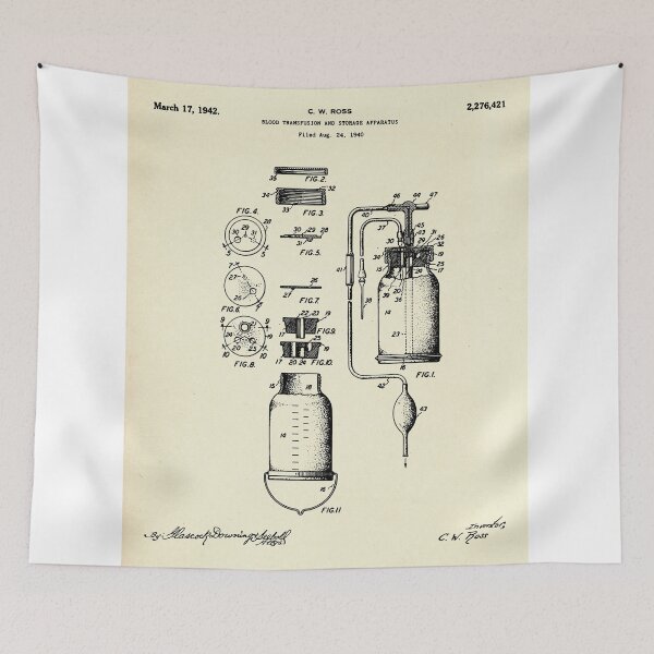 Item preview, Blood Transfusion and Storage Apparatus-1942 designed and sold by paulrommer.