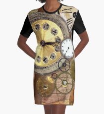 Steam Punk Graphic T-Shirt Dress