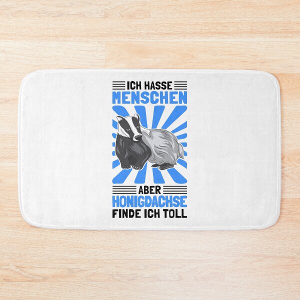 Item preview, Honey badger i hate people badger marten designed and sold by madgrfx.
