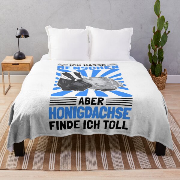 Artikelvorschau, Honigdachs ich hasse Menschen Dachs Marder entworfen und verkauft von madgrfx.