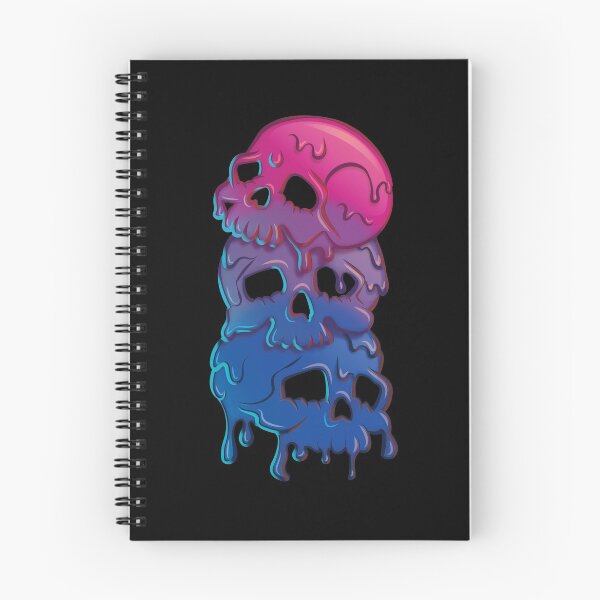 Item preview, Bi Pride Flag Goth Skull Tower Bisexual designed and sold by Irene Koh.