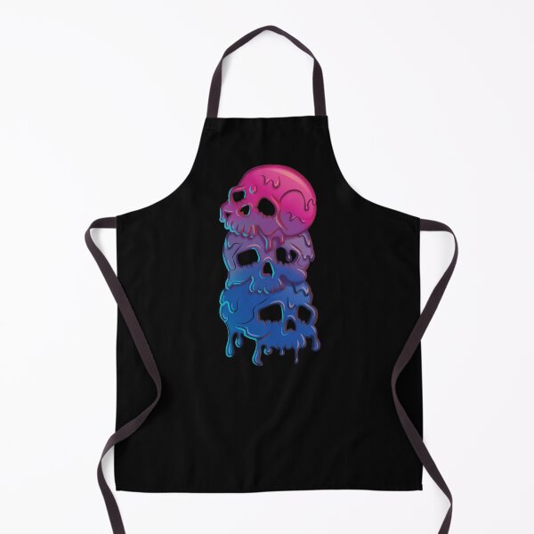 Item preview, Bi Pride Flag Goth Skull Tower Bisexual designed and sold by Irene Koh.