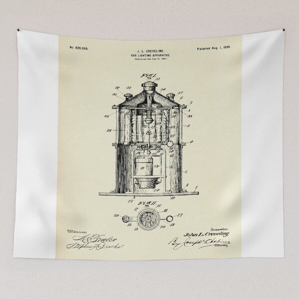Item preview, Gas Lighting Apparatus-1899 designed and sold by paulrommer.