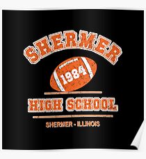 Der Frühstücksclub - Shermer High 1984 'Distressed Variante Poster