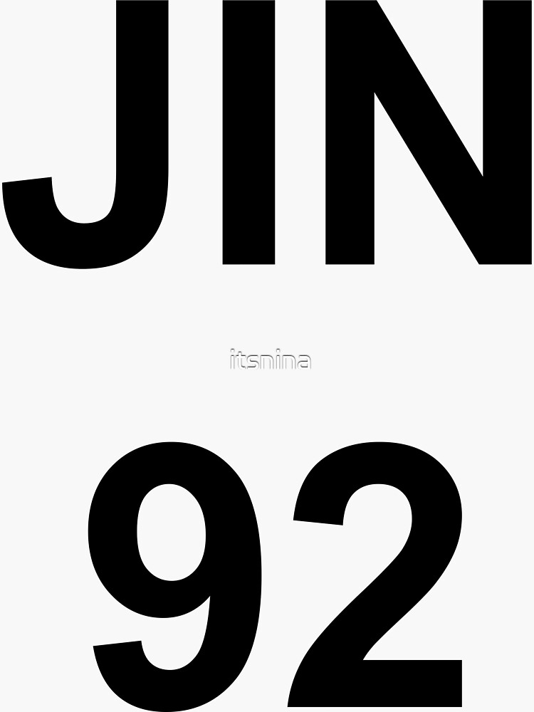 BTS JIN 4カットロングステッカー BTS JIN 4カットロングステッカー 快適ゲーム・おもちゃ・グッズ