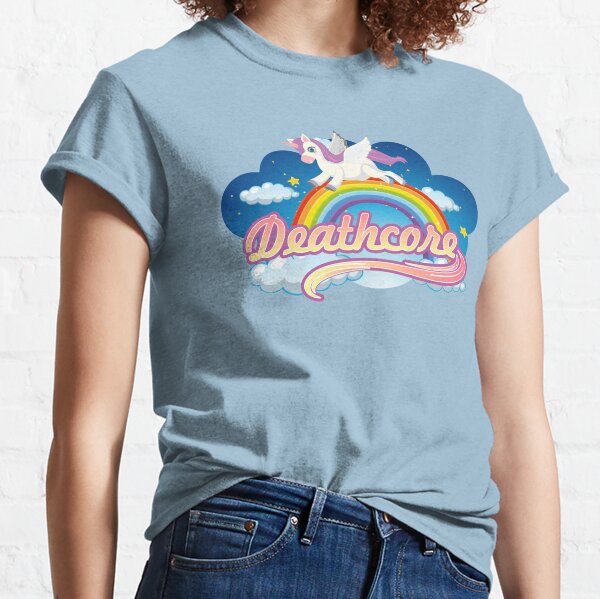 Deathcore Rainbow Unicorn Classic T-Shirt