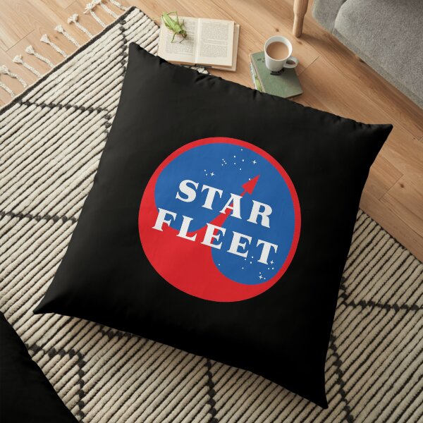 Space Fleet Logo Floor Pillow