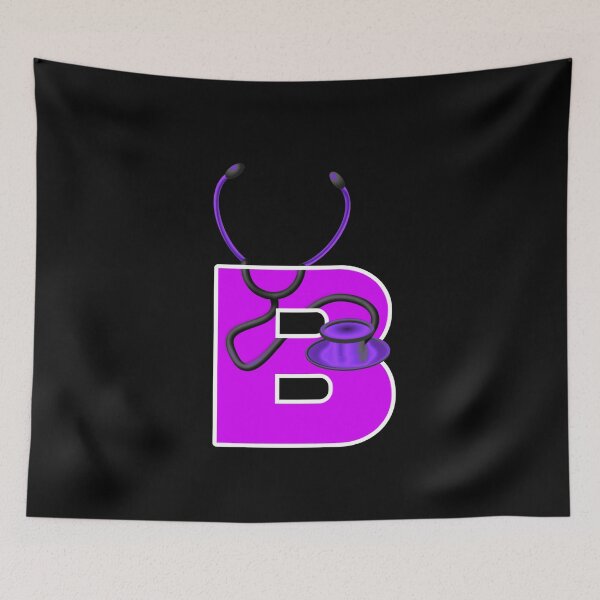 Item preview, md, doctor, letter B, alphabet designed and sold by doctors-apparel.