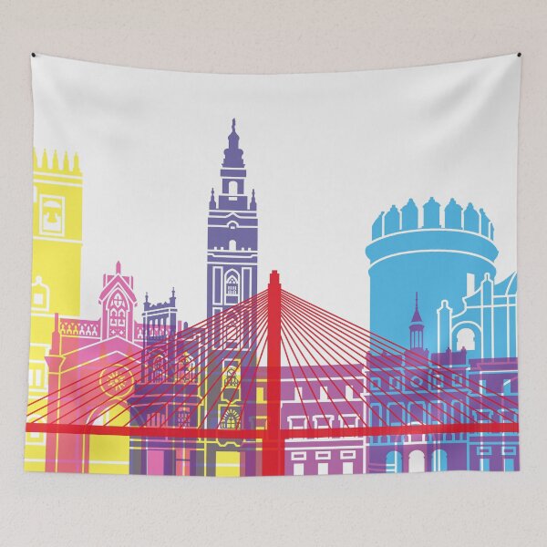 Item preview, Badajoz skyline pop designed and sold by paulrommer.