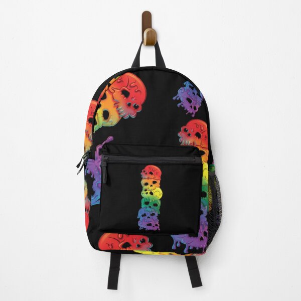 Item preview, Gay Pride Flag Rainbow Skulls LGBT  designed and sold by Irene Koh.