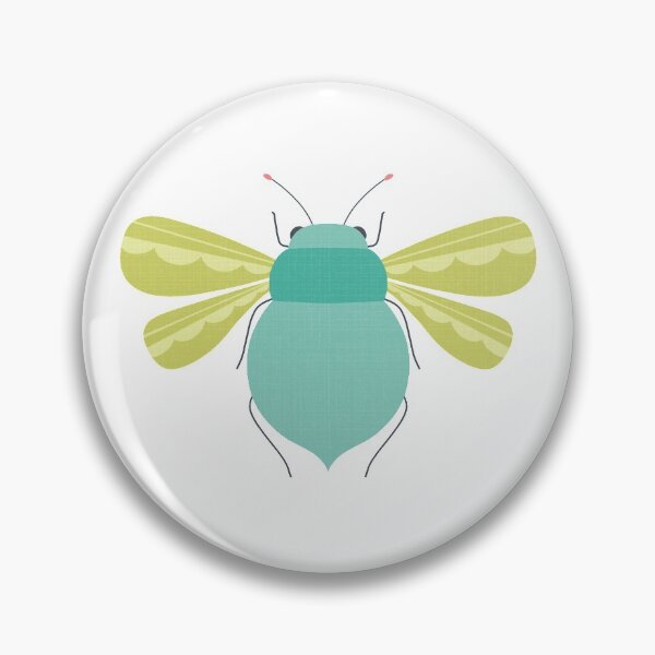 Item preview, Retro bee bug designed and sold by Anna Kennedy.