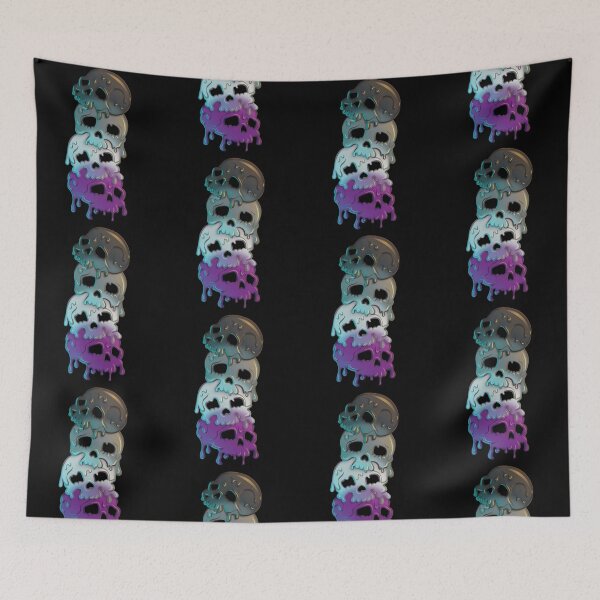 Item preview, Ace Pride Flag Goth Skulls Asexual designed and sold by Irene Koh.