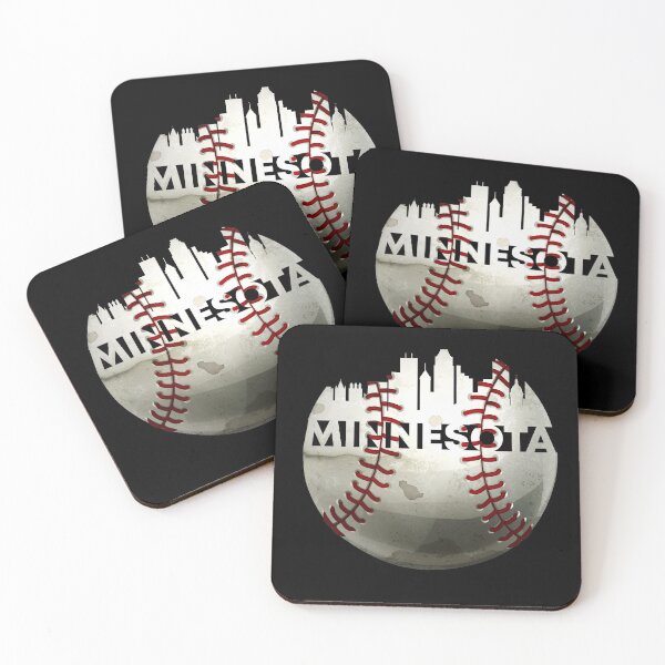 Item preview, Outstanding Minnesota Baseball Ball With Real Minneapolis Skyline From USA designed and sold by Urosek.