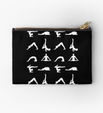 Yoga poses silhouette Studio Pouch