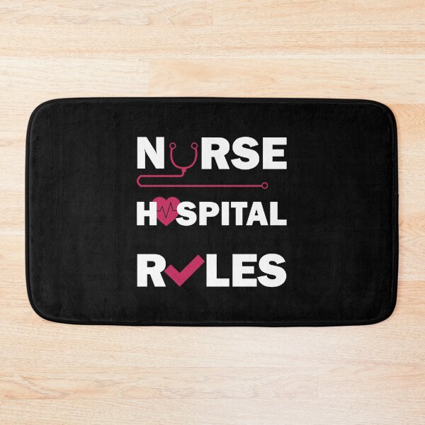 Item preview, Nurse Hospital Rules designed and sold by InkonoStore.