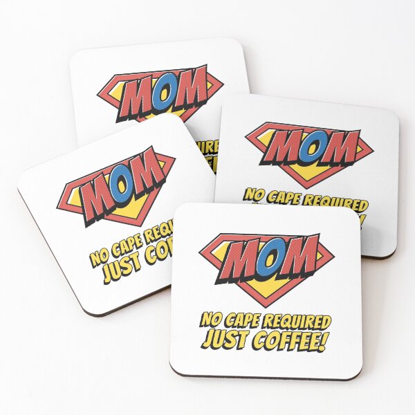 Item preview, Mom No Cape Required Just Coffee designed and sold by GlitterState.