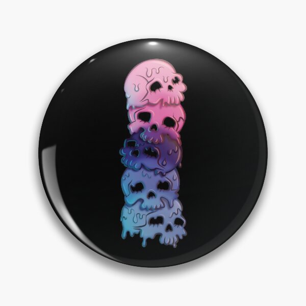 Item preview, Omnisexual Pride Flag Goth Skull Tower designed and sold by Irene Koh.