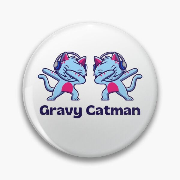 Item preview, Gravycatman Gamer Sticker designed and sold by isurudinushaper.