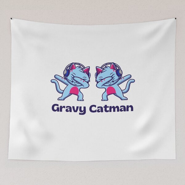 Item preview, Gravycatman Gamer Sticker designed and sold by isurudinushaper.