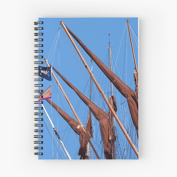 Artikelvorschau, Thames Sailing Barges am Maldon Quay, Essex entworfen und verkauft von Steve Williamson.