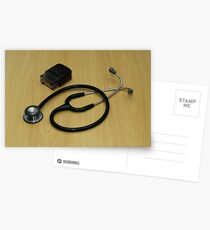 stethoscope and stamp Postcards