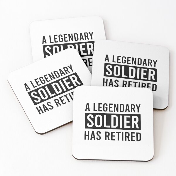 Item preview, A Legendary Soldier Has Retired designed and sold by ProArtzilla.