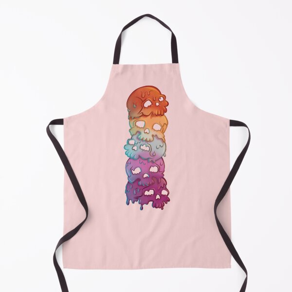 Item preview, Lesbian Pride Flag Skull Tower designed and sold by Irene Koh.