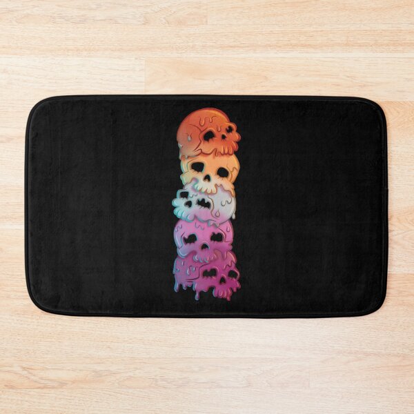 Item preview, Lesbian Pride Flag Skull Tower designed and sold by Irene Koh.