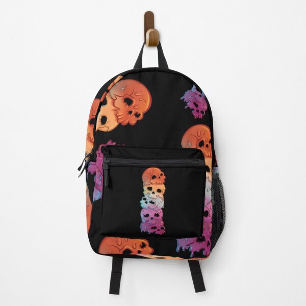 Item preview, Lesbian Pride Flag Skull Tower designed and sold by Irene Koh.
