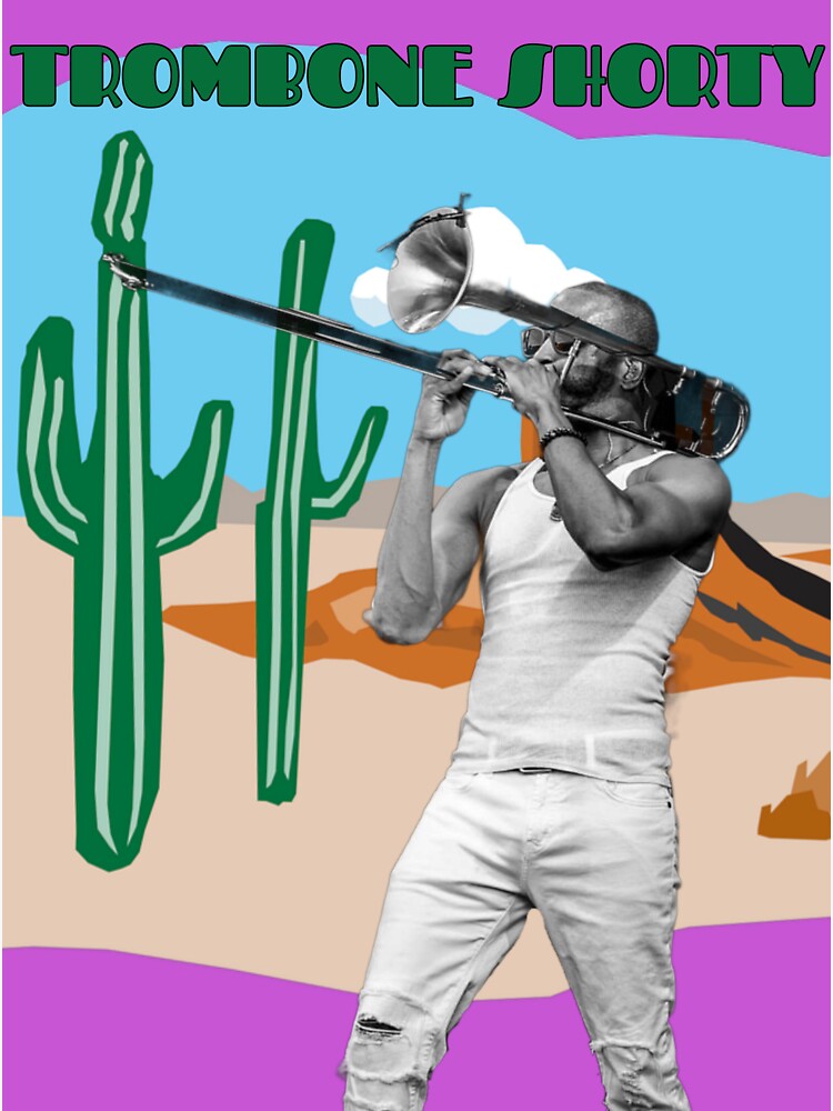 "Trombone Shorty" Sticker for Sale by Freedomus Redbubble