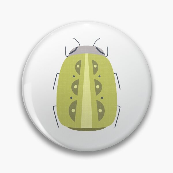 Item preview, Retro green beetle bug designed and sold by Anna Kennedy.
