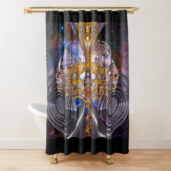 Scalar Wave DNA Healing Code Shower Curtain