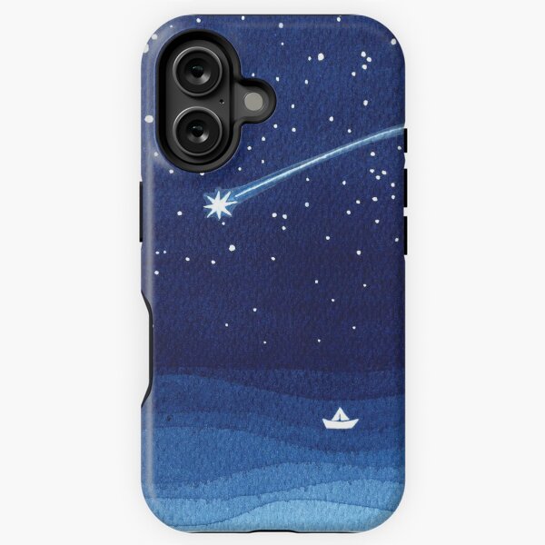 Vista previa del artículo con la obra «Estrella fugaz, estrella fugaz, velero, olas del océano, mar azul», diseñado y vendido por VApinx.