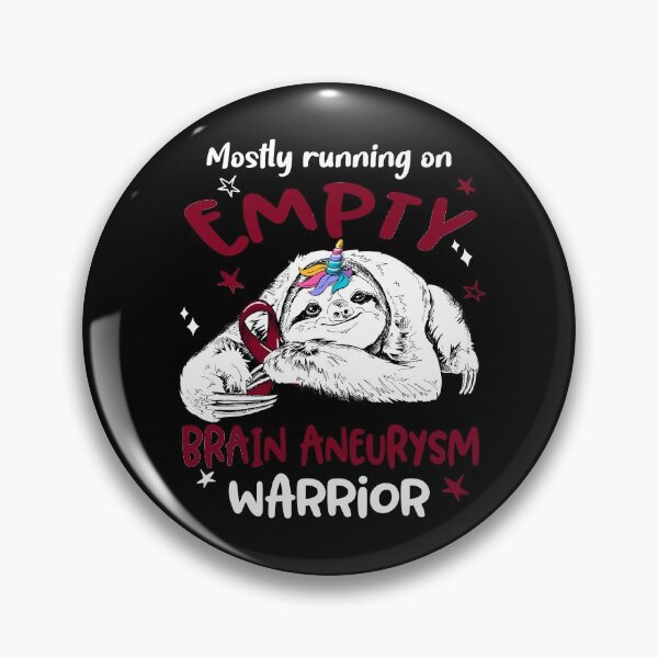 Item preview, Mostly running on Empty Brain Aneurysm Warrior designed and sold by ElizabethS809.