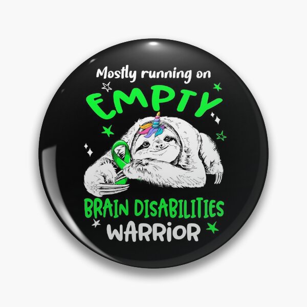 Item preview, Mostly running on Empty Brain Disabilities Warrior designed and sold by ElizabethS809.