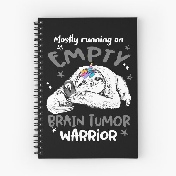 Item preview, Mostly running on Empty Brain Tumor Warrior designed and sold by ElizabethS809.
