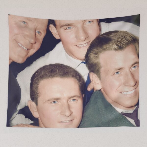 Item preview, Matt Busby with his babes designed and sold by AndythephotoDr.
