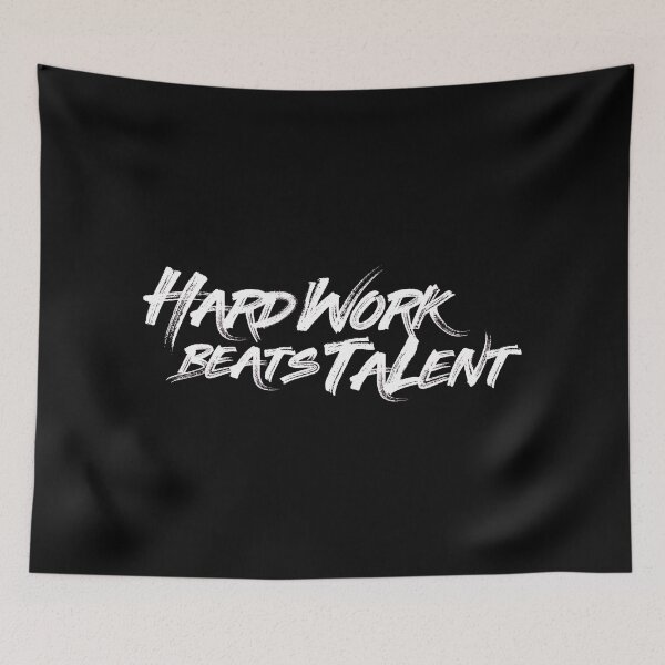 Item preview, hard work beats talent  designed and sold by JJT0724.